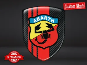 Fiat Abarth Rear Window Stickers Pro Max Lasting Stylish Modern